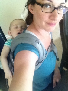 Babywearing for the win, again!